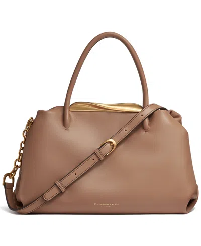 Donna Karan Poplin Satchel Bag