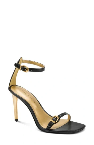 Donna Karan Pryce Ankle Strap Sandal In Black