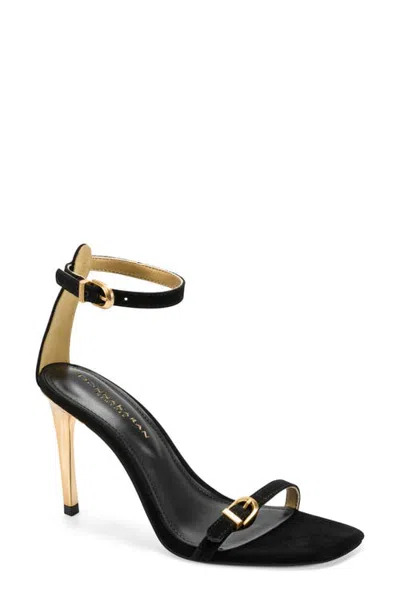 Donna Karan Pryce Ankle Strap Sandal In Black