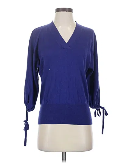Pre-owned Donna Karan Pullover Sweater In Blue