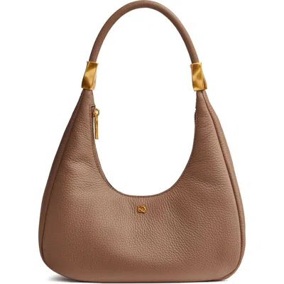 Donna Karan Quogue Shoulder Bag In Toasted Almond