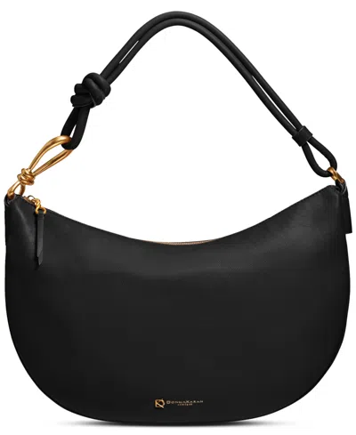 Donna Karan Roslyn Love Knot Shoulder In Black