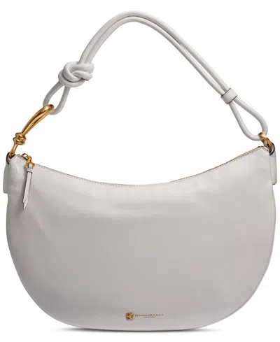 Donna Karan Roslyn Love Knot Shoulder In White