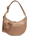 DONNA KARAN ROSLYN SMALL LEATHER HOBO BAG