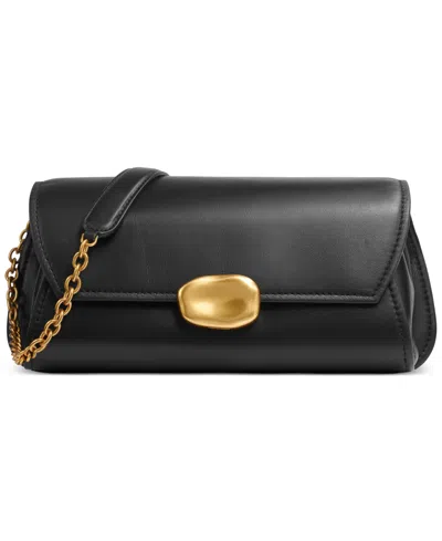 Donna Karan Sag Harbor Shoulder With Sculpted Magnet Closure In Black,gold