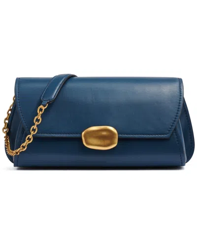 Donna Karan Sag Harbor Shoulder With Sculpted Magnet Closure In Peacock