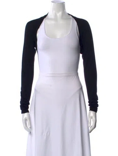 Pre-owned Donna Karan Scoop Neck Sweater In Black