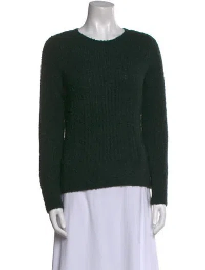 Pre-owned Donna Karan Scoop Neck Sweater In Green