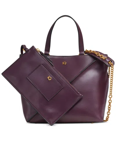 Donna Karan Setauket Crossbody In Fig (purpl