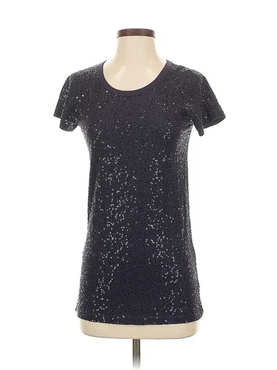 Pre-owned Donna Karan Short Sleeve T-shirt In Purple