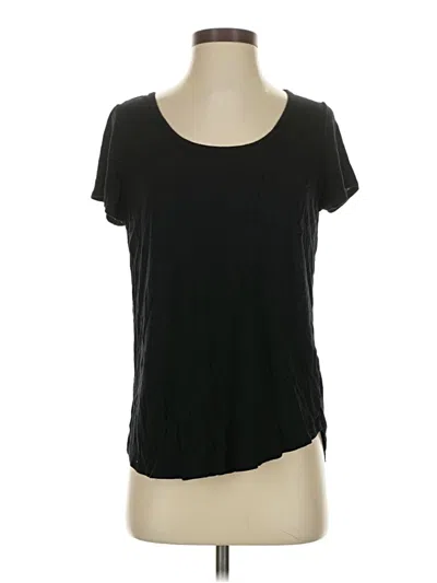 Pre-owned Donna Karan Short Sleeve T-shirt In Black