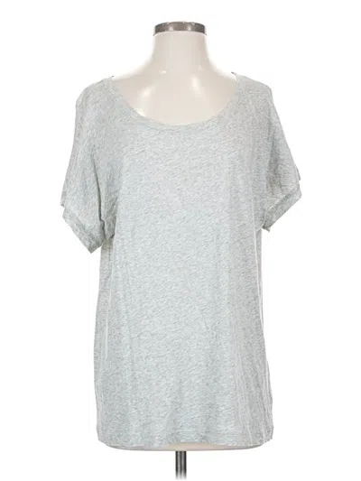 Pre-owned Donna Karan Short Sleeve T-shirt In Silver