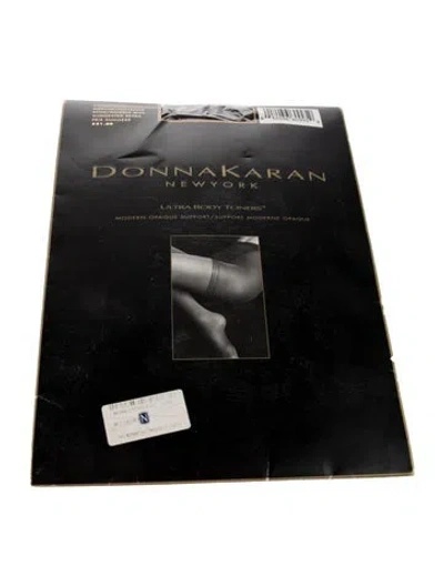 Pre-owned Donna Karan Short Top Tights In Brown