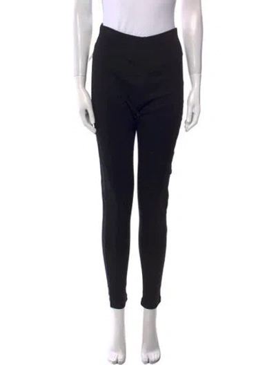 Pre-owned Donna Karan Skinny Leg Pants In Black
