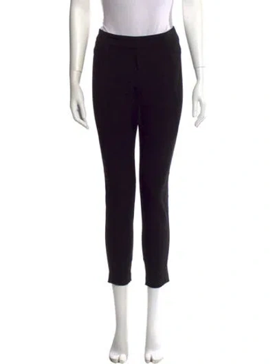 Pre-owned Donna Karan Skinny Leg Pants In Black