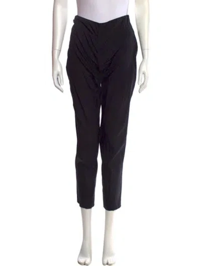 Pre-owned Donna Karan Skinny Leg Pants In Black