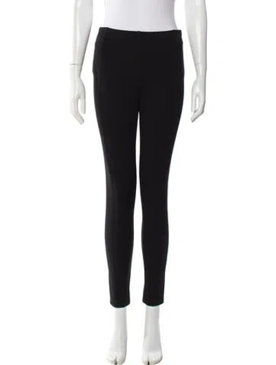 Pre-owned Donna Karan Skinny Leg Pants In Black