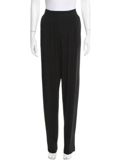 Pre-owned Donna Karan Skinny Leg Pants In Black