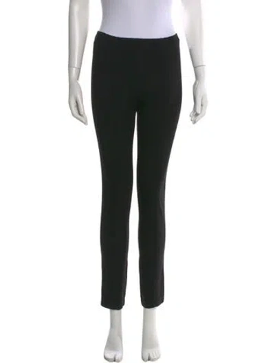 Pre-owned Donna Karan Skinny Leg Pants In Black