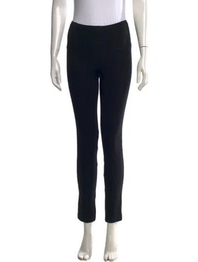 Pre-owned Donna Karan Skinny Leg Pants In Black