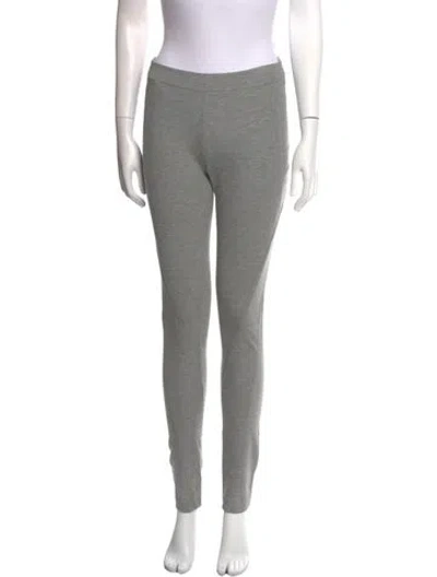 Pre-owned Donna Karan Skinny Leg Pants In Gray