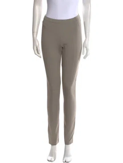 Pre-owned Donna Karan Skinny Leg Pants In Gray