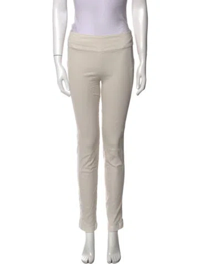 Pre-owned Donna Karan Skinny Leg Pants In Neutral