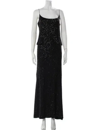 Pre-owned Donna Karan Skirt Set In Black