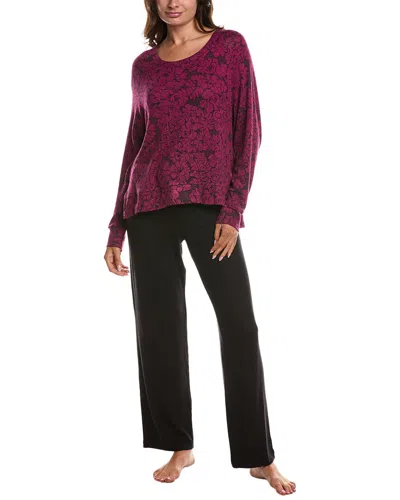 Donna Karan Sleepwear Lounge Top In Purple