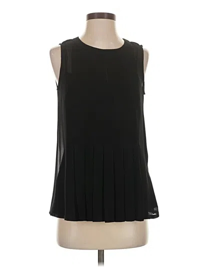 Pre-owned Donna Karan Sleeveless Blouse In Black