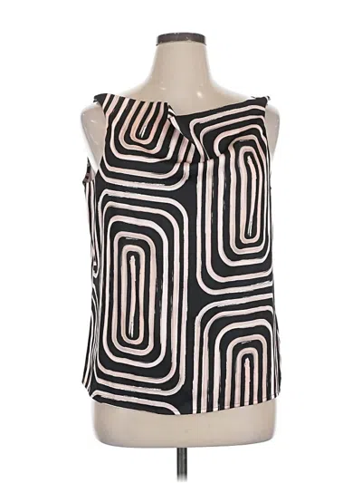 Pre-owned Donna Karan Sleeveless Blouse In Black