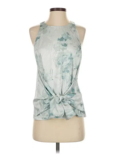 Pre-owned Donna Karan Sleeveless Blouse In Blue