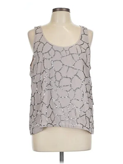 Donna Karan Sleeveless Blouse In Gray