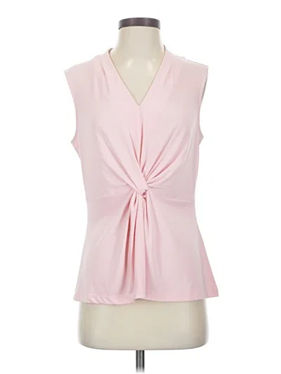 Pre-owned Donna Karan Sleeveless Blouse In Pink