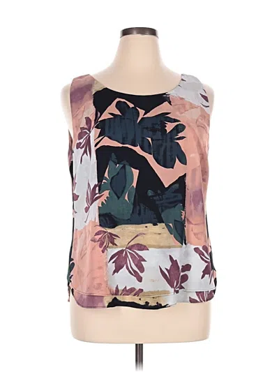 Pre-owned Donna Karan Sleeveless Blouse In Pink