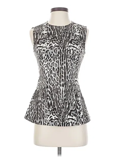 Donna Karan Sleeveless Blouse In Gray