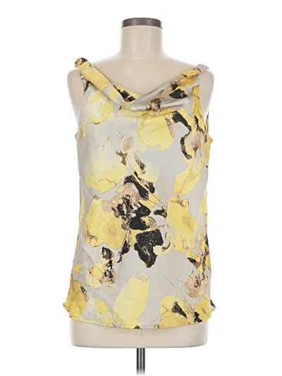Pre-owned Donna Karan Sleeveless Blouse In Yellow