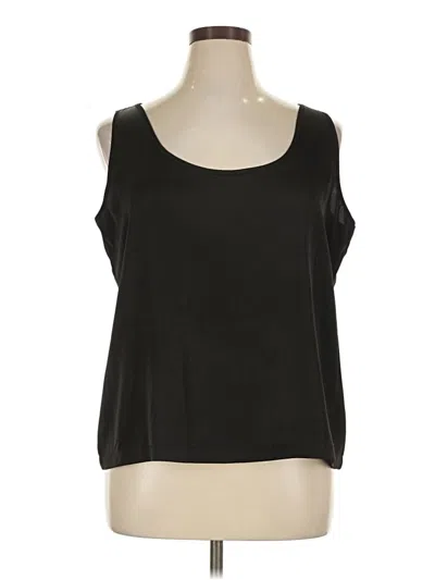 Pre-owned Donna Karan Sleeveless T-shirt In Black