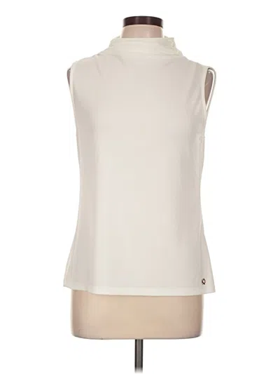 Pre-owned Donna Karan Sleeveless T-shirt In Ivory