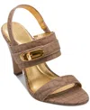 Donna Karan Sloane Slingback Sandals In Almond