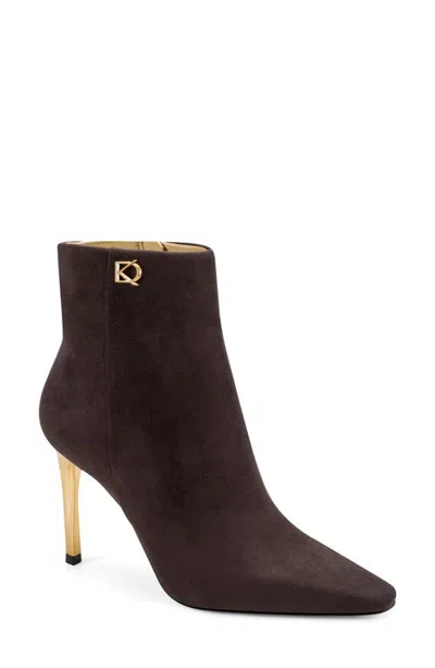 Donna Karan Sofia Ii Stiletto Bootie In Brown