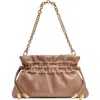 Donna Karan Southold Clutch In Toasted Almond