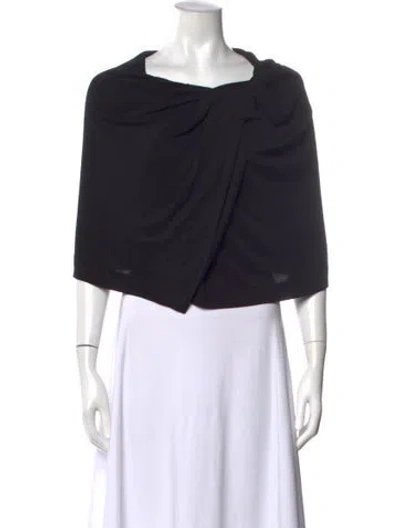 Pre-owned Donna Karan Square Neckline Sleeveless Top In Black
