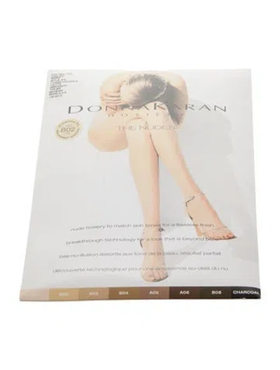 Pre-owned Donna Karan Stockings In Brown