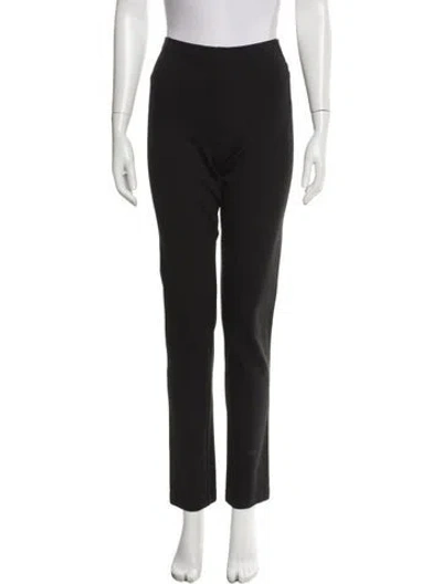 Pre-owned Donna Karan Straight Leg Pants In Black