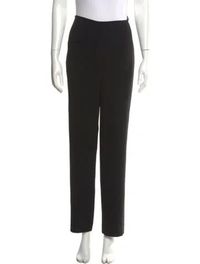 Pre-owned Donna Karan Straight Leg Pants In Black