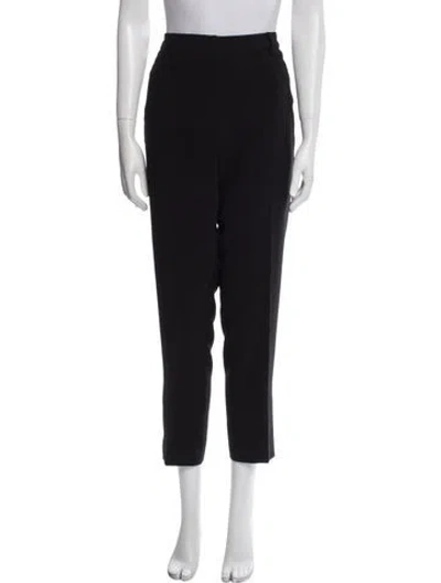 Pre-owned Donna Karan Straight Leg Pants In Black