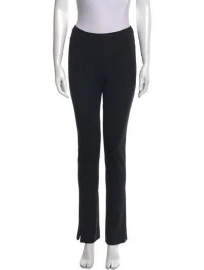 Pre-owned Donna Karan Straight Leg Pants In Black