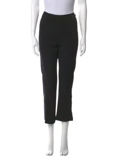 Pre-owned Donna Karan Straight Leg Pants In Black