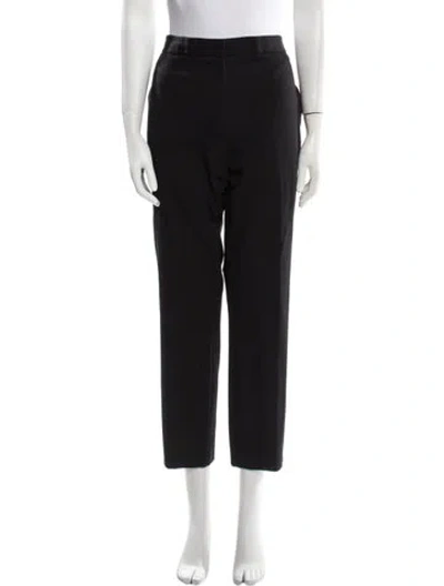 Pre-owned Donna Karan Straight Leg Pants In Black